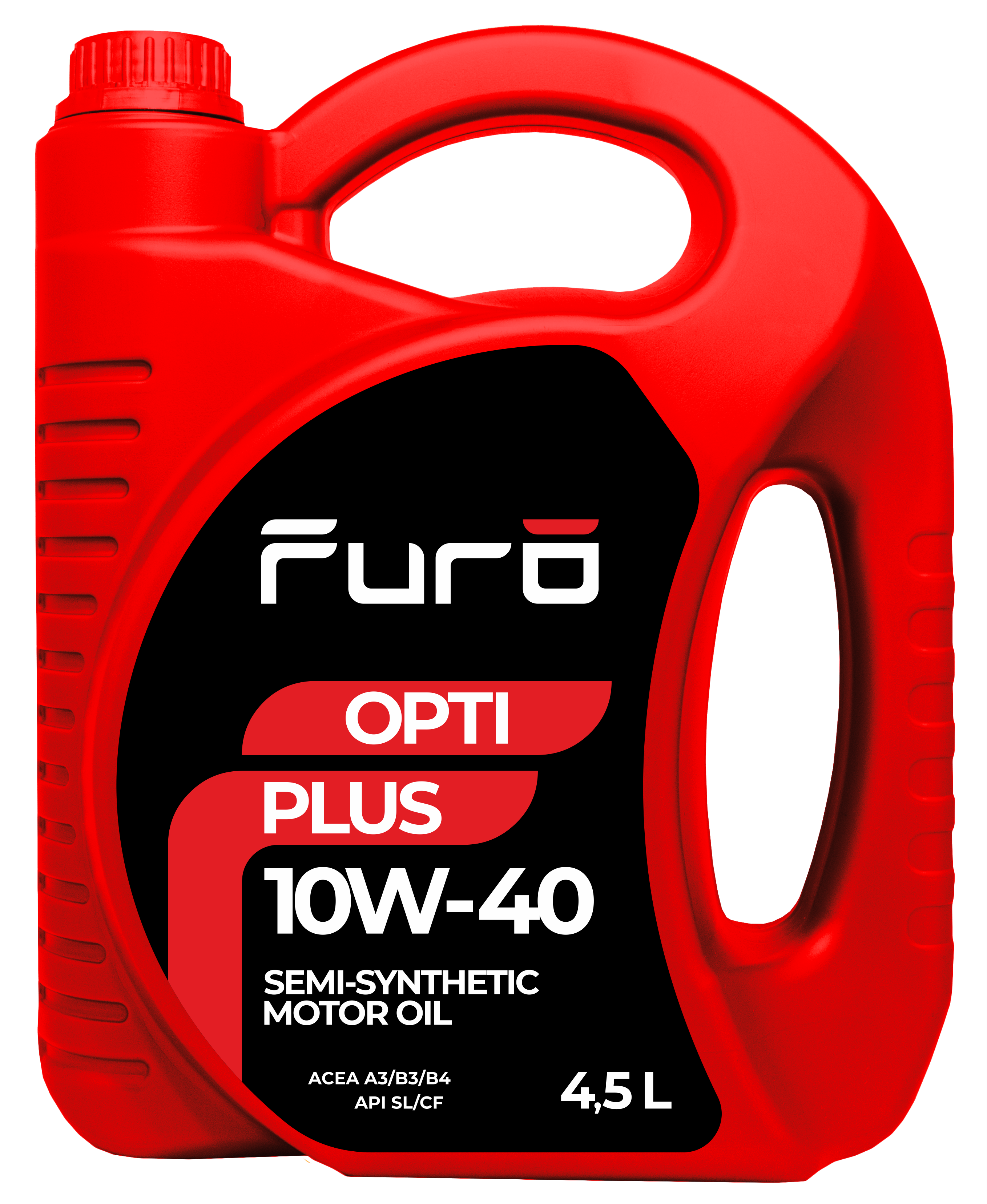 Полу-синтетическое моторное масло Furo OPTI PLUS 10W-40 SL/CF, 4.5л.